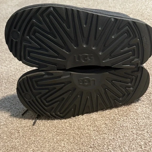 UGG Kids Dark Gray Boots - Picture 6 of 6